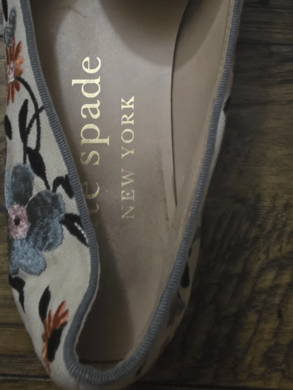 kate spade cream ballet